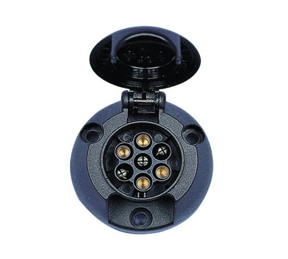 7 Pin Black N Type Socket