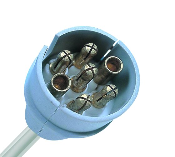 7 pin Grey S Type Plug