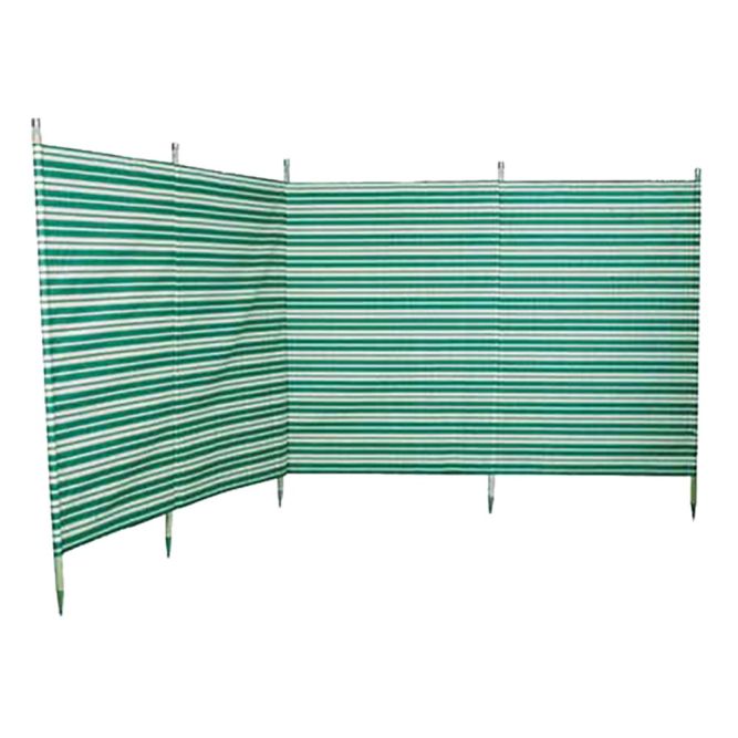 Blue Diamond Windbreak 5 Pole Green Stripe