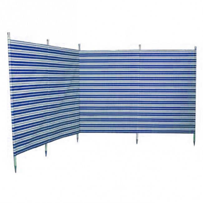 Blue Diamond Windbreak 5 Pole Navy Stripe