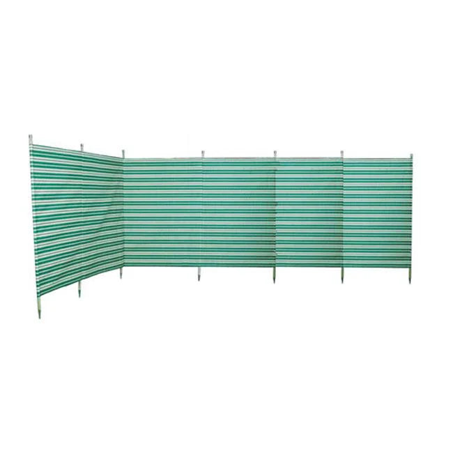 Blue Diamond Windbreak 7 Pole Green Stripe