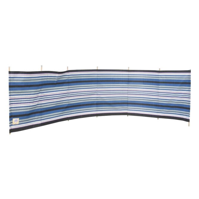 Blue Diamond Windbreak 7 Pole Navy & Burgundy Contemporary