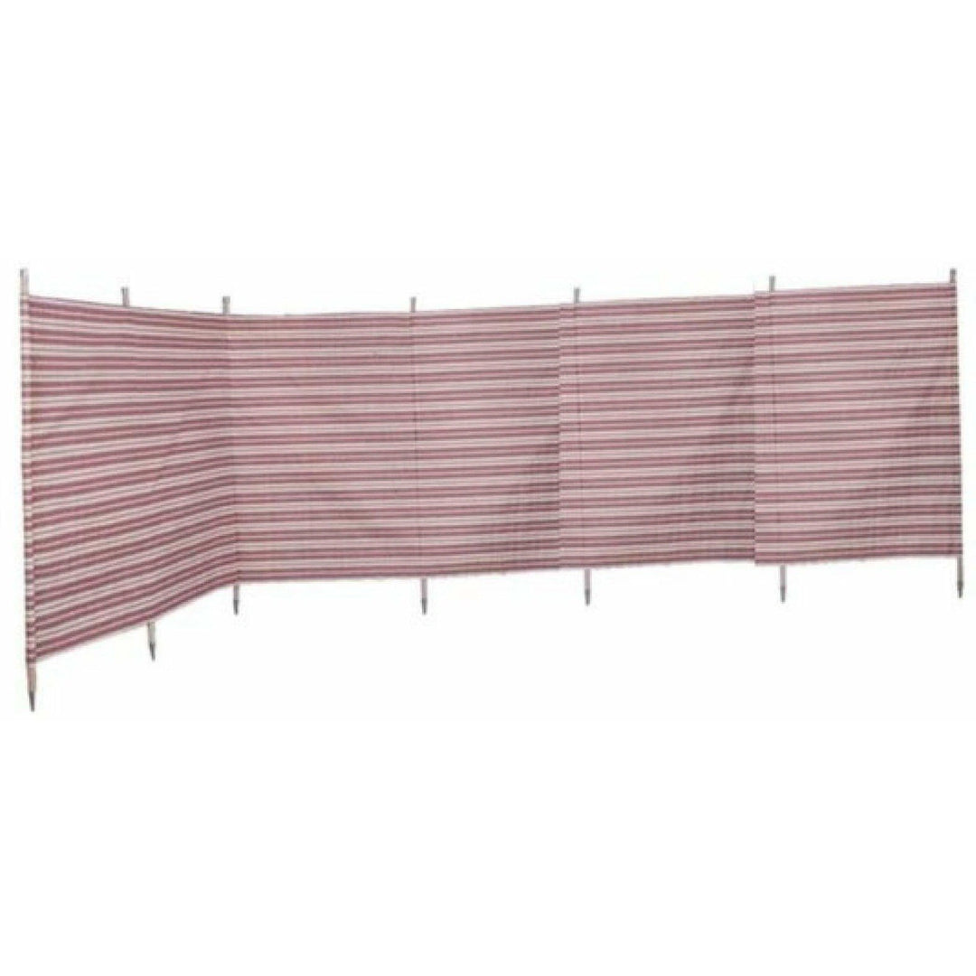 Blue Diamond Windbreak 7 Pole Navy & Burgundy Contemporary