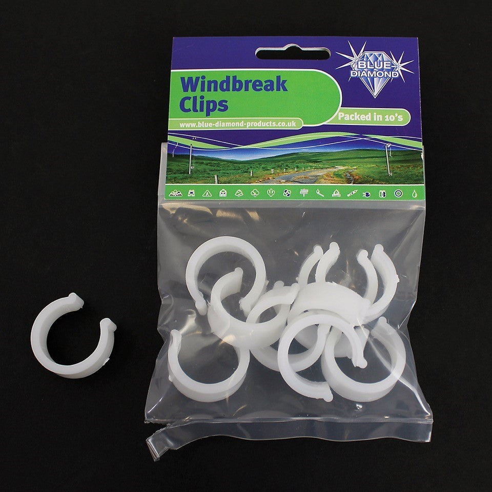 Blue Diamond Windbreak Clips in 10's
