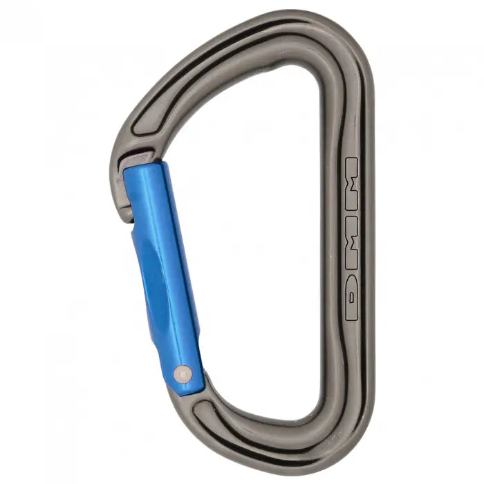 DMM Shadow straight gate grey carabiner