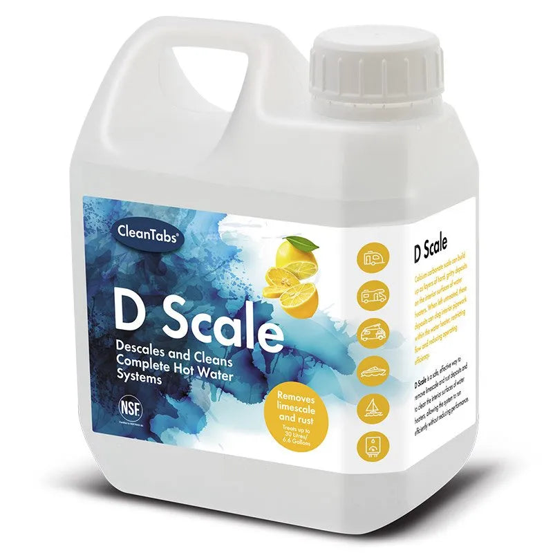 D Scale 1Ltr Hot Water System Cleaner Descaler