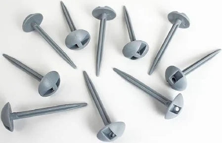 GREY Plastic Groundsheet Peg Single
