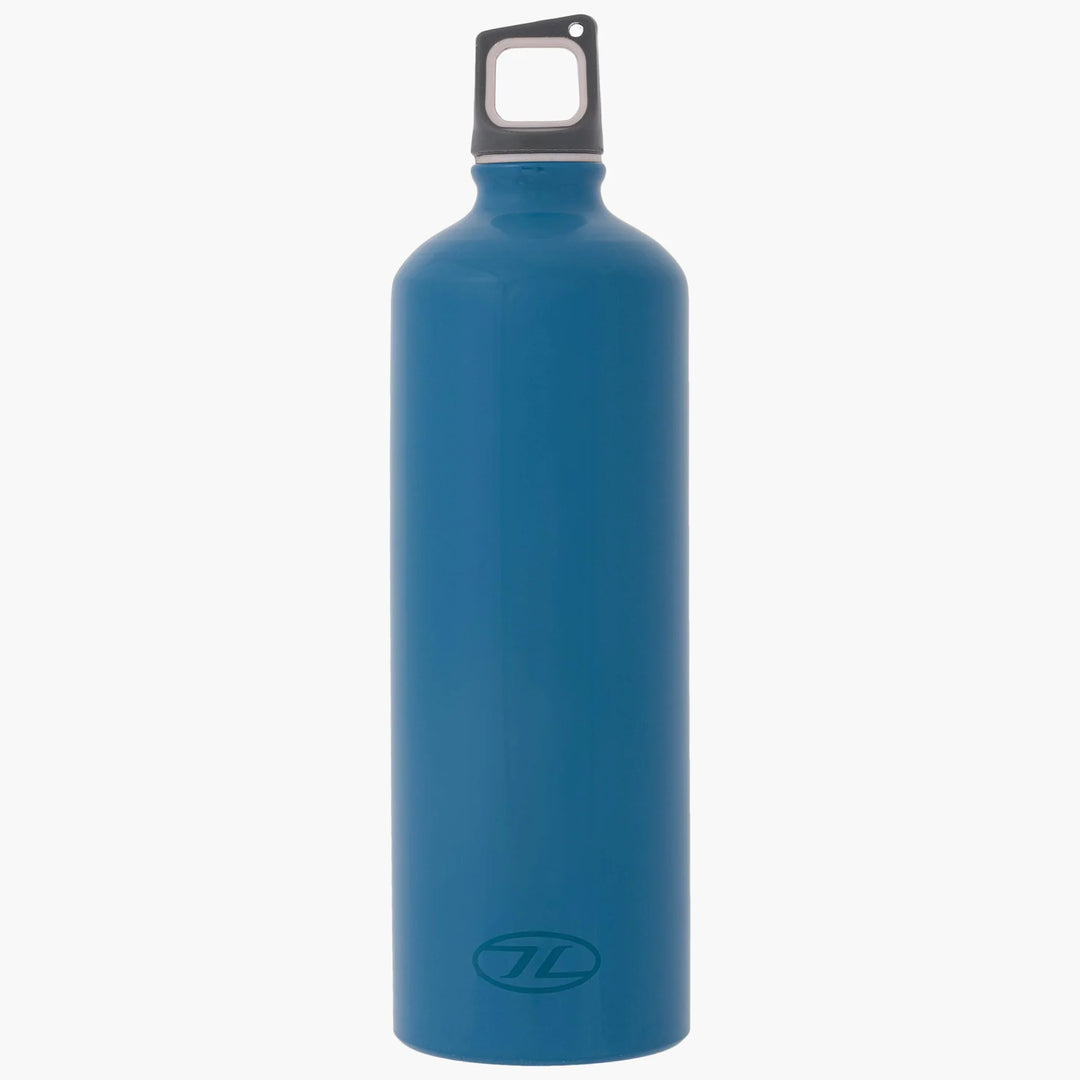 Highlander Aluminium Bottle 1L Blue