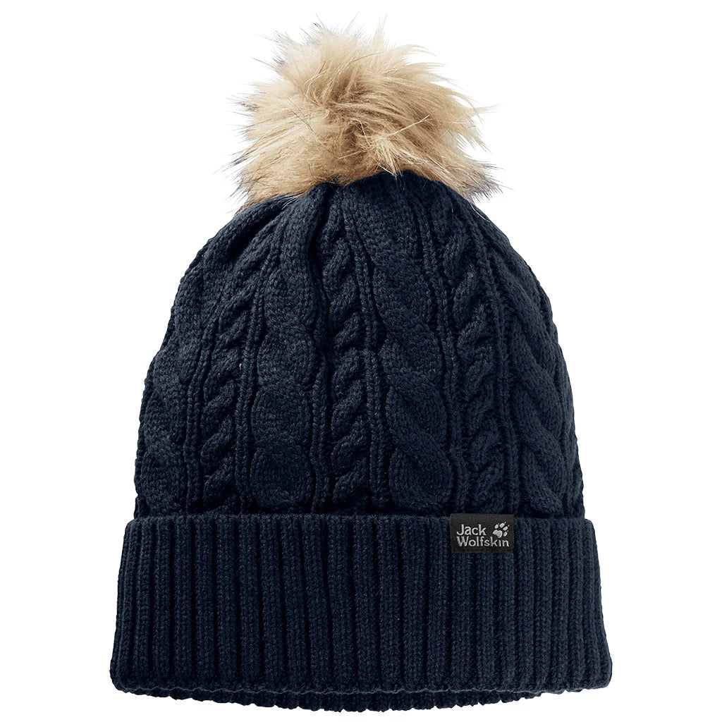 Jack Wolfskin Narita Pompom Cap Midnight