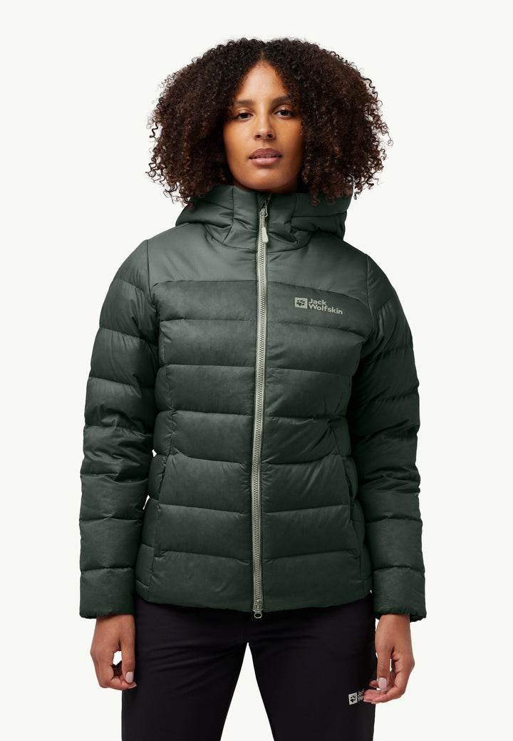 Jack Wolfskin Nebelhorn Down Hoody Womens Slate Green