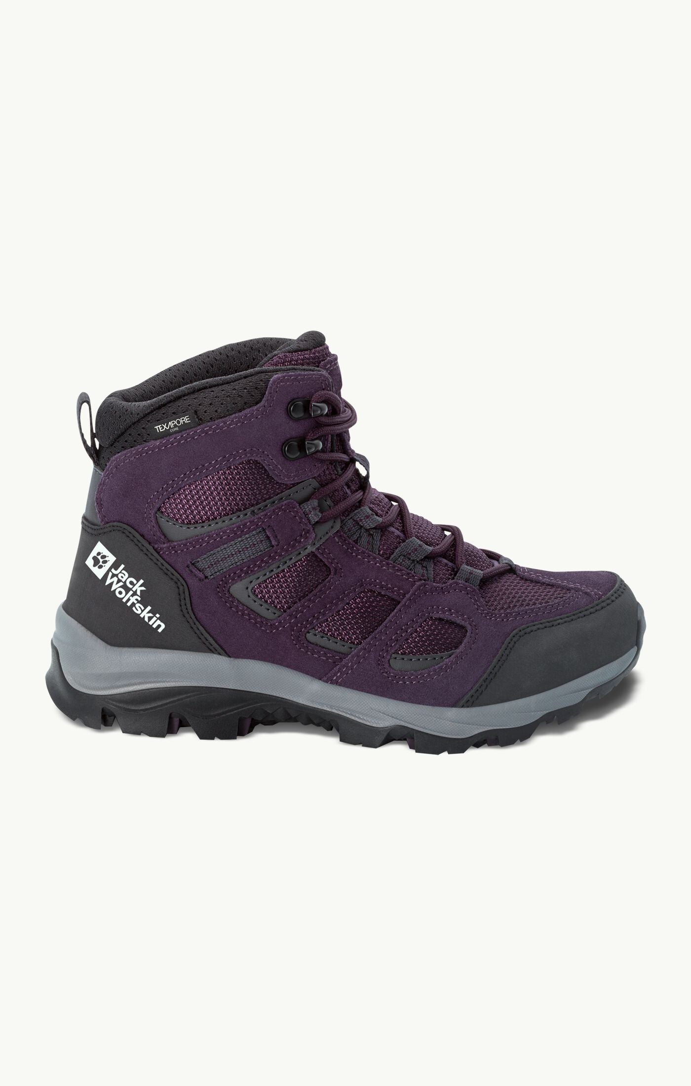 Purple Wolfskin Vojo Hike Texapore Walking Shoes Jack Wolfskin