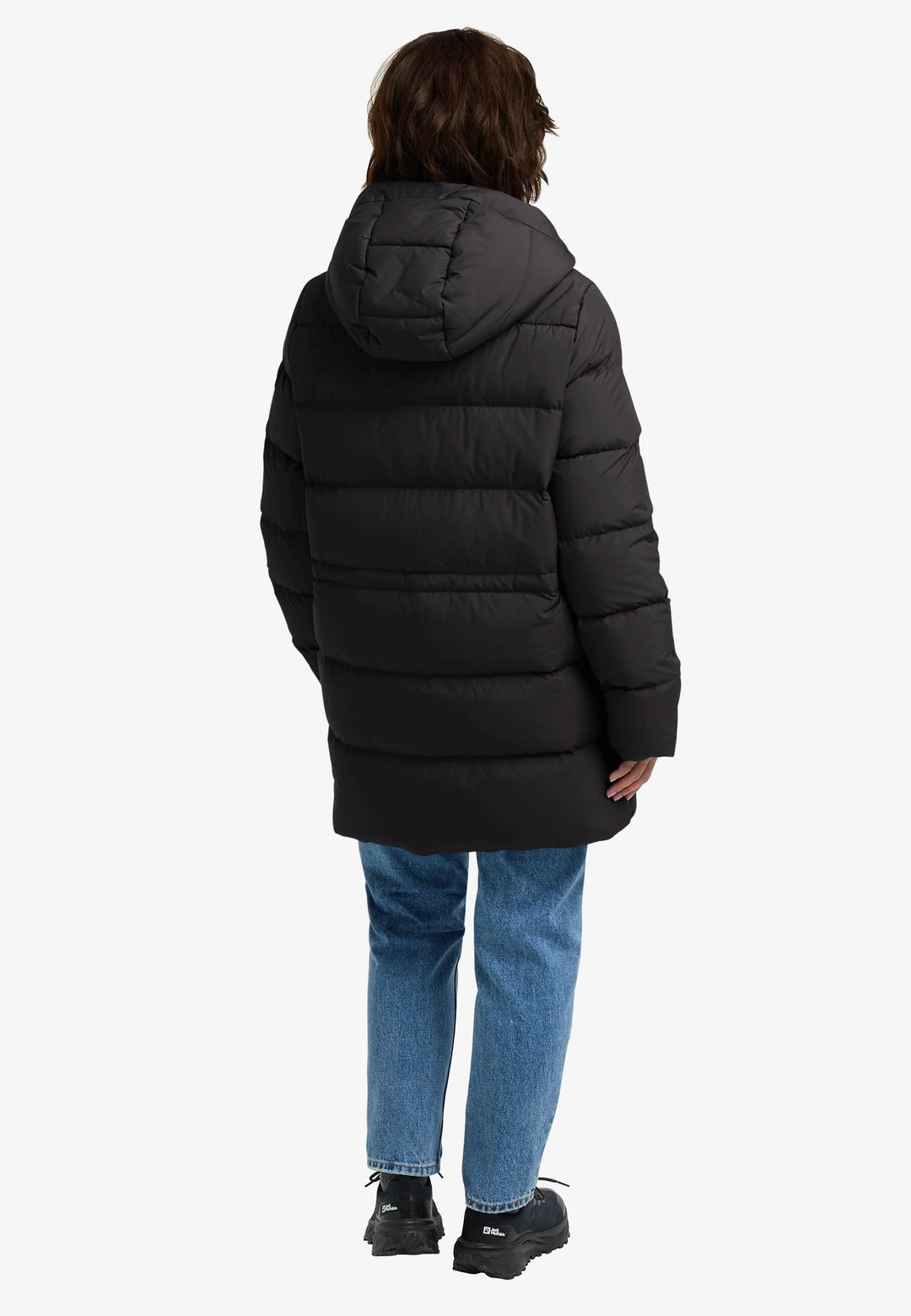 Jack Wolfskin Frozen Palace Long Jacket Womens RDS Black