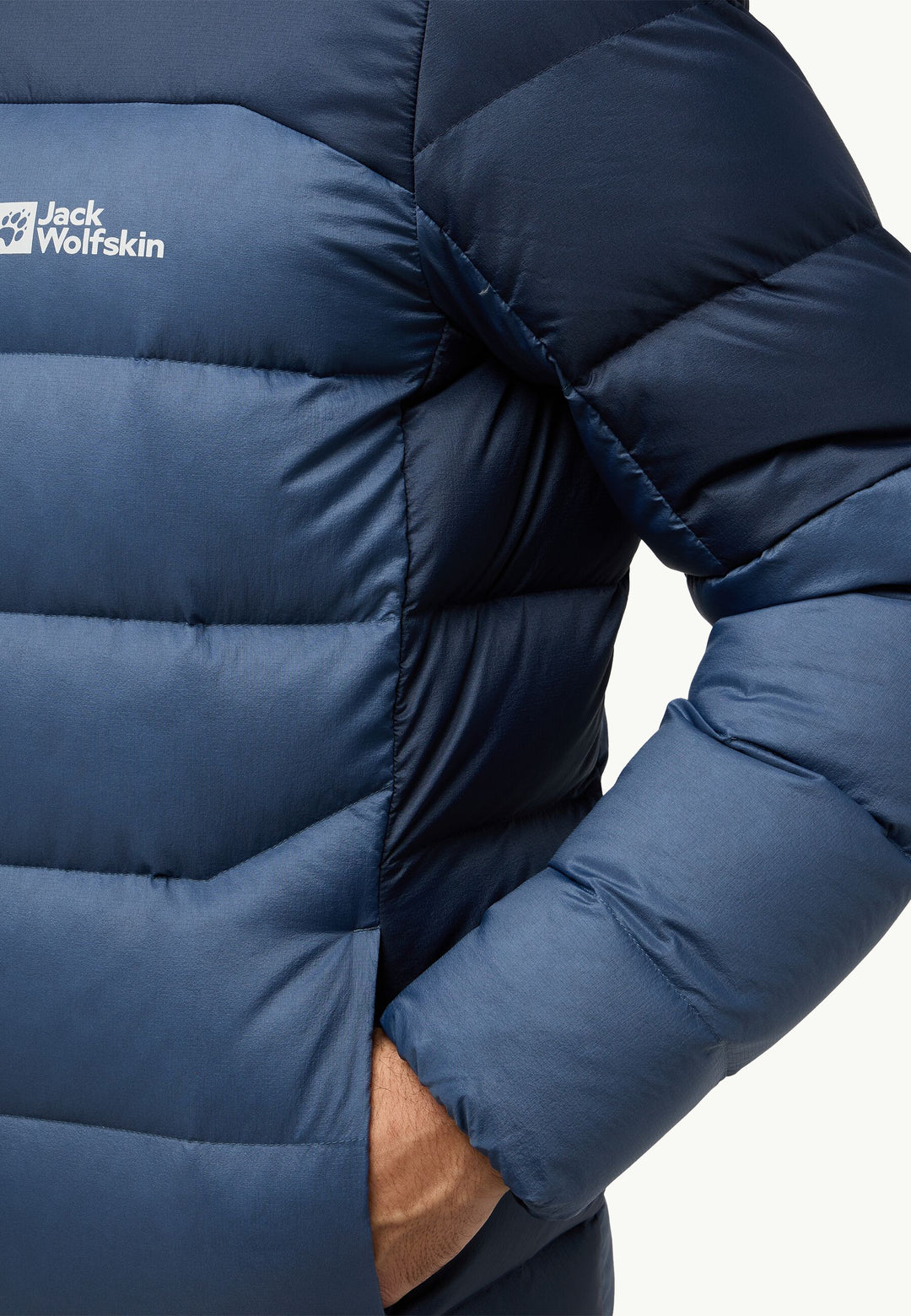 Jack Wolfskin Nebelhorn Down Hoody Mens Nature Blue