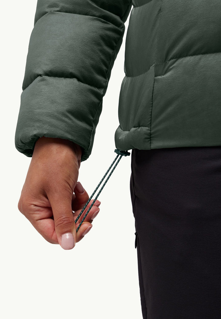 Jack Wolfskin Nebelhorn Down Hoody Womens Slate Green