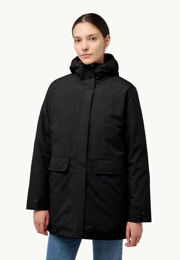 Jack Wolfskin Wintertor Coat Womens Black