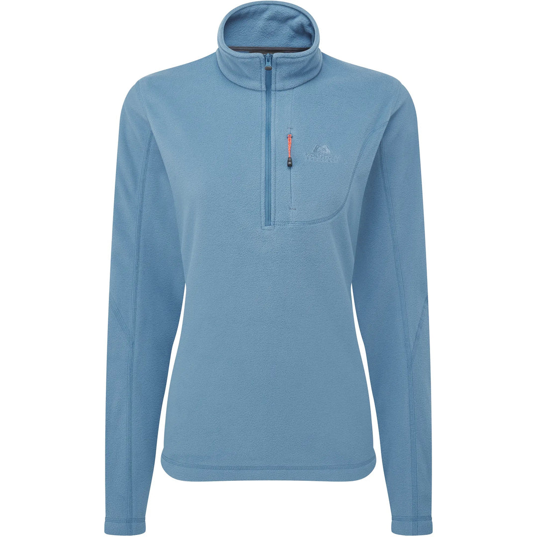 Mountain Equipment Micro Womens Zip T Stellar Blue
