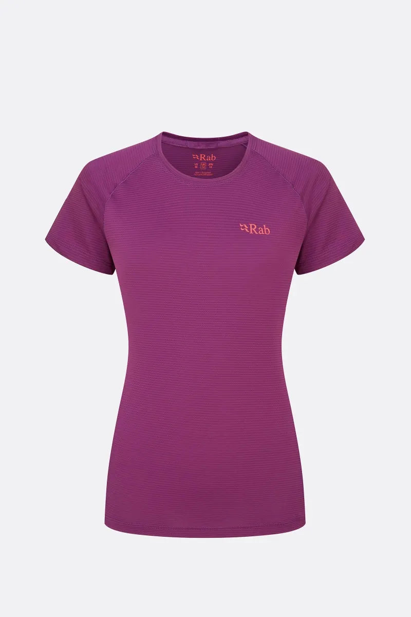 Rab Sonic Tee Womens Plum