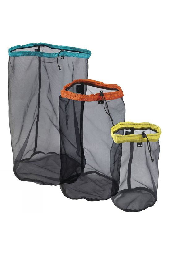 Sea To Summit Mesh Stuff Sack 3 Piece Blue Green Red