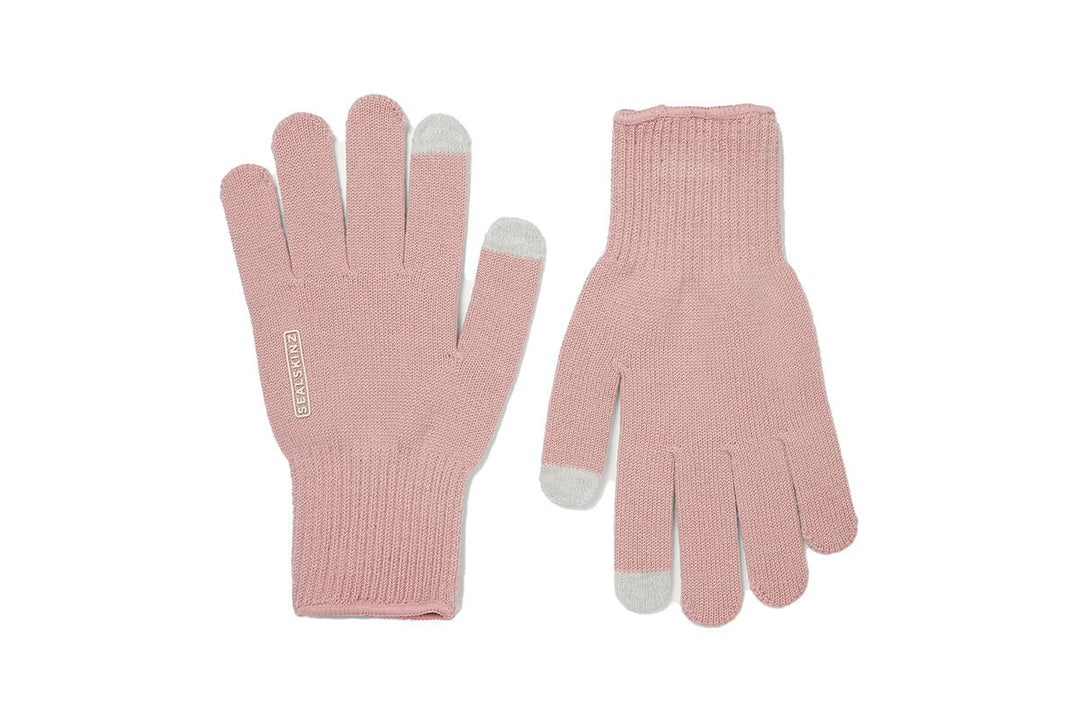 Sealskinz Hanworth Solo Merino Glove Pink
