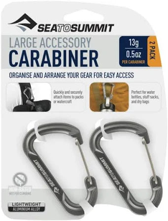 Sea to Summit Carabiner Large Titanium (2pk)