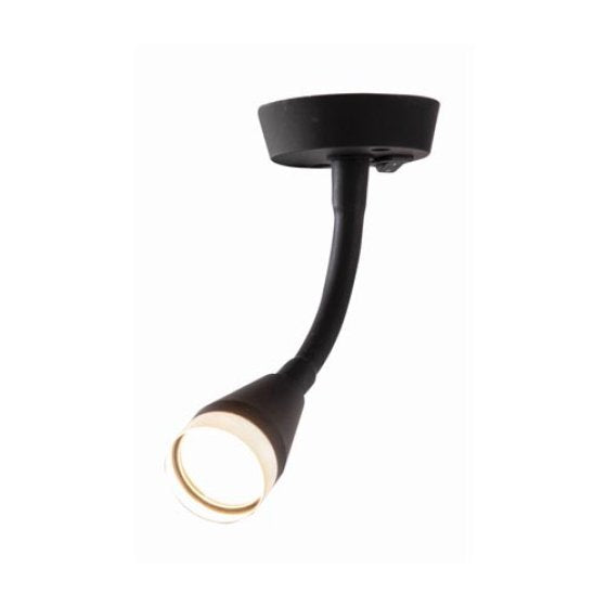 Switched 12 Volt LED Spotlight with Rear Glow Black