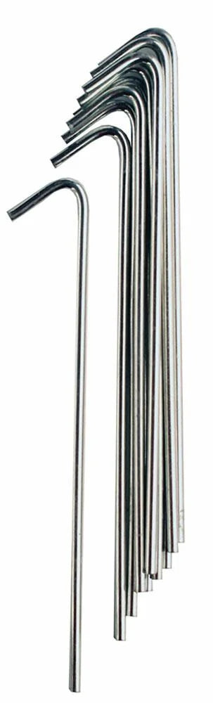 Vango Steel Pegs 18cm Long 4mm Wide Pack of 10