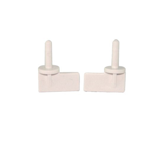 Water Plug Retaining Flags Pack of 2 White