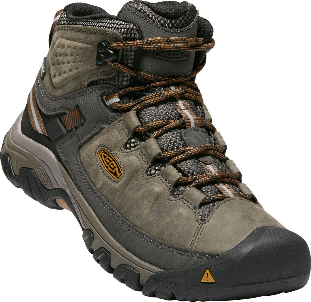 Keen Targhee III Mid Mens Boot Black Olive Golden Brown