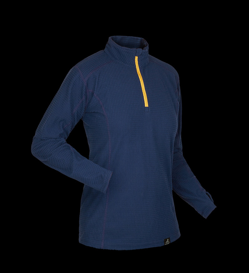 Paramo Grid Technic Base layer Womens Midnight Gold Zips