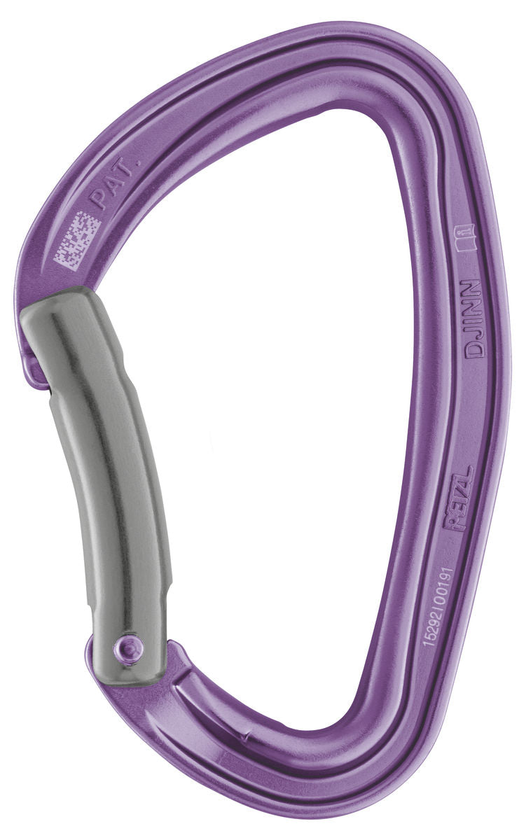 Petzl Djinn bent gate voilet carabiner