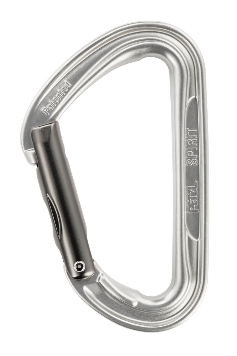 Petzl Spirit straight gate carabiner