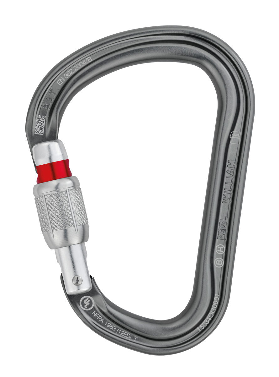 Petzl William screwgate carabiner