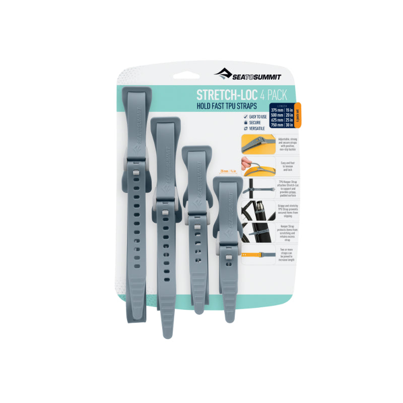 Sea to Summit Stretch-Loc Set All Sizes 20mm 4pk Dusk