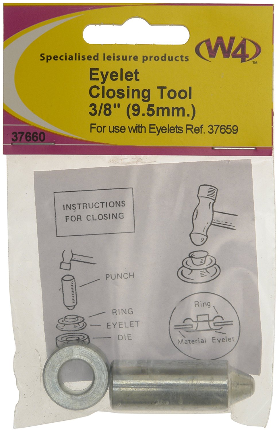 W4 1/2in Eyelet Closing Tool