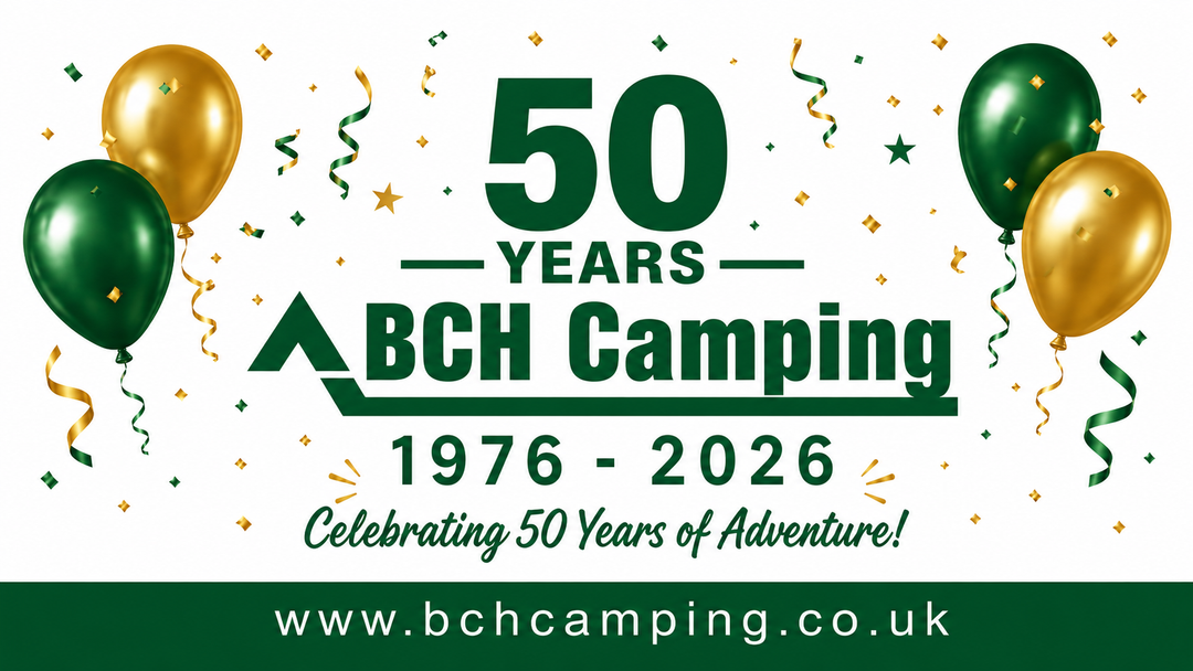 1976 - 2026 50 years of BCH Camping &amp; Leisure Ltd