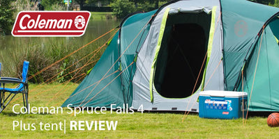Family camping with the Coleman Spruce Falls 4 Plus tent 2022