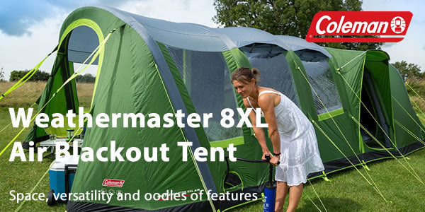 Space, versatility and oodles of features: the Coleman Weathermaster 8XL Air Blackout Tent 2021