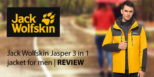The versatility of the Jack Wolfskin Jasper 3 in 1 jacket for men