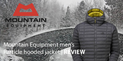 Walk bravely into winter in the Mountain Equipment men’s Particle hooded jacket
