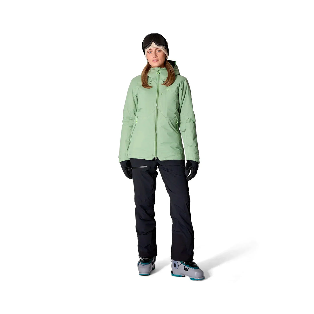 The Rab Optical Waterproof Down Jacket for memorable ski adventures