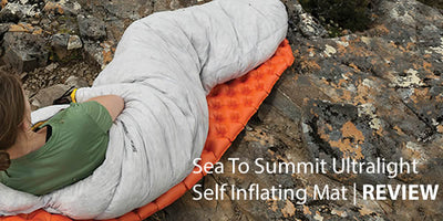The Sea to Summit ultralight self-inflating mat for long distance hikes
