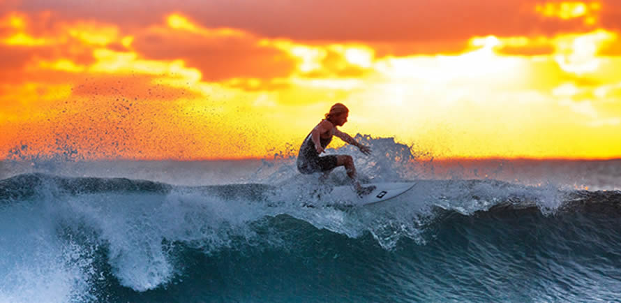 Surf’s up for camping dudes!