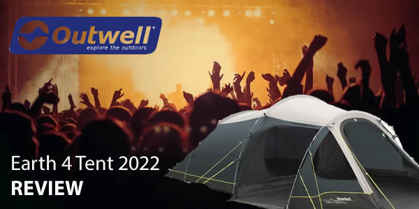 Introducing the Outwell Earth 4 Tent 2022 for active campers and festival goers