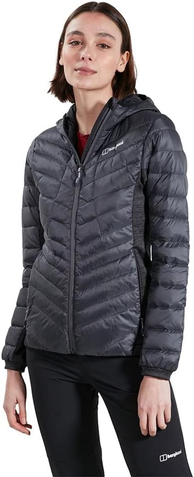 Berghaus Womens Tephra Stretch Down Insulated Jacket Dark Grey