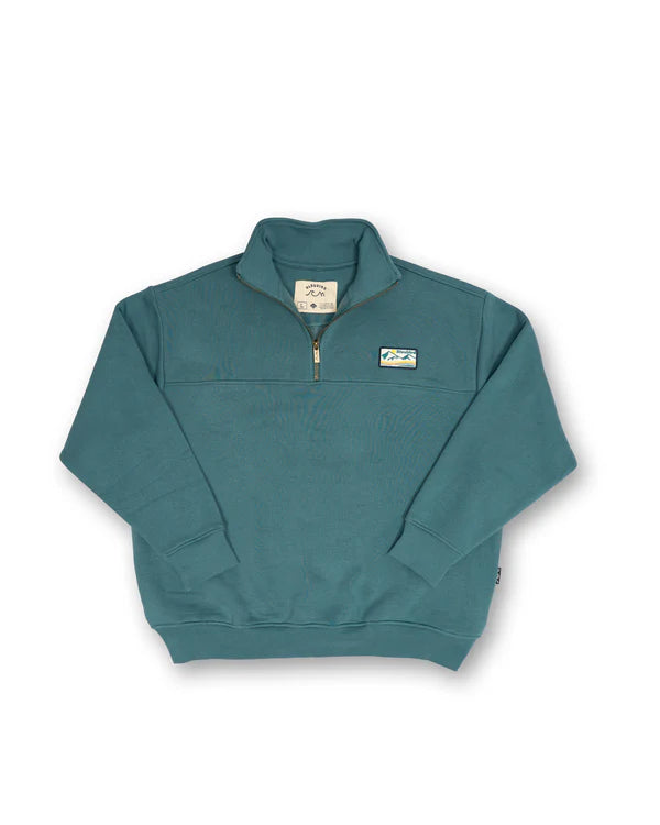 Bleubird Bracken Quarter Zip Forest