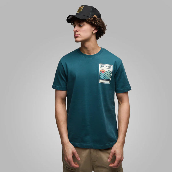 Bleubird Peaklight Tee Marine