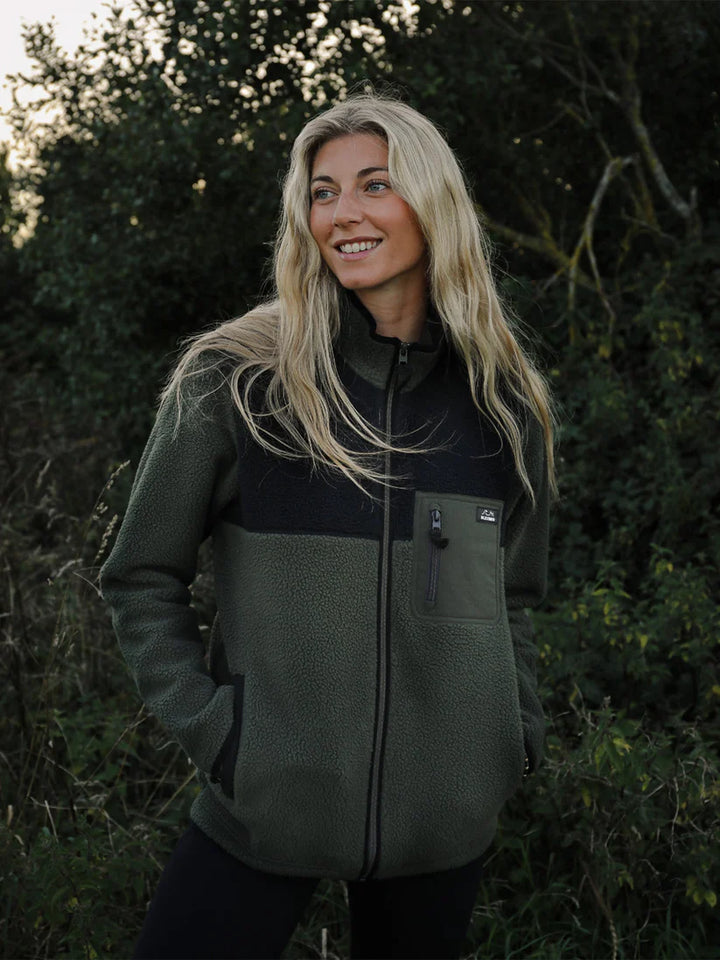 Bleubird Polar Full Zip Fleece Forest