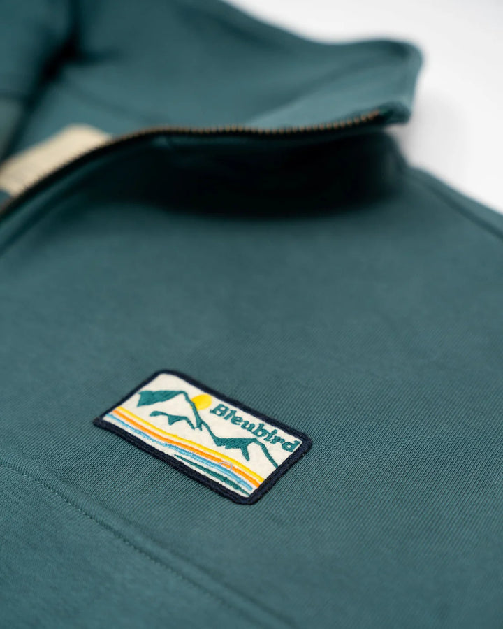 Bleubird Bracken Quarter Zip Forest