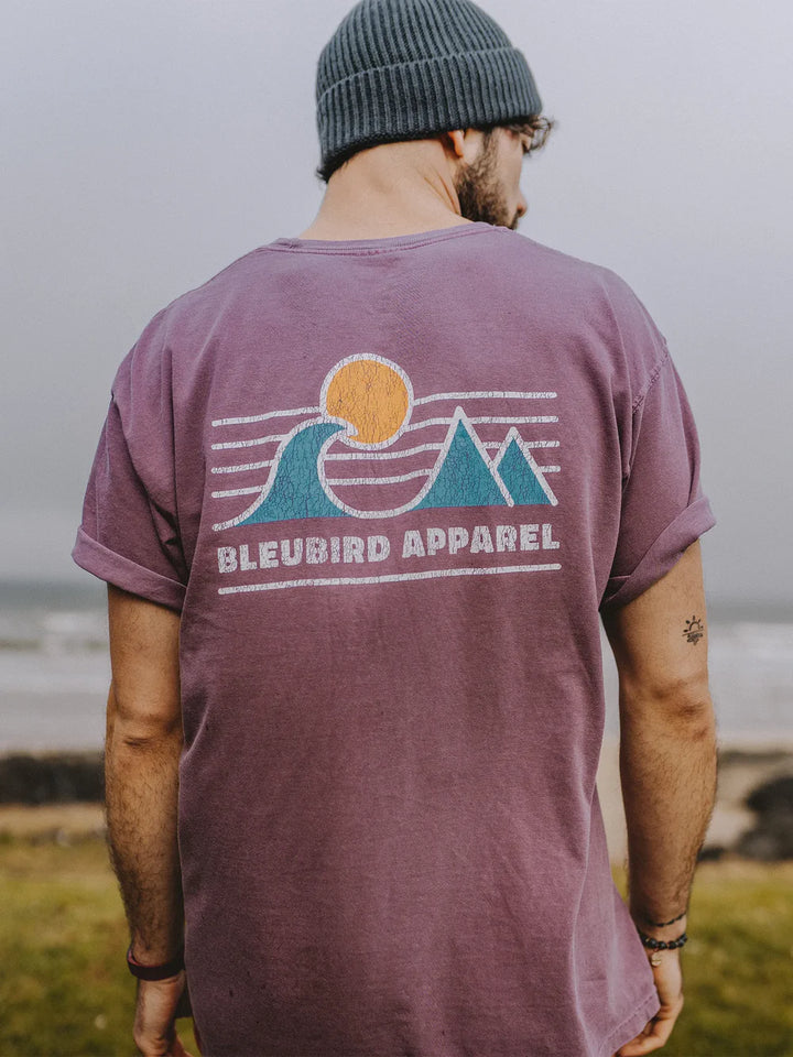Bleubird Horizon Tee Berry
