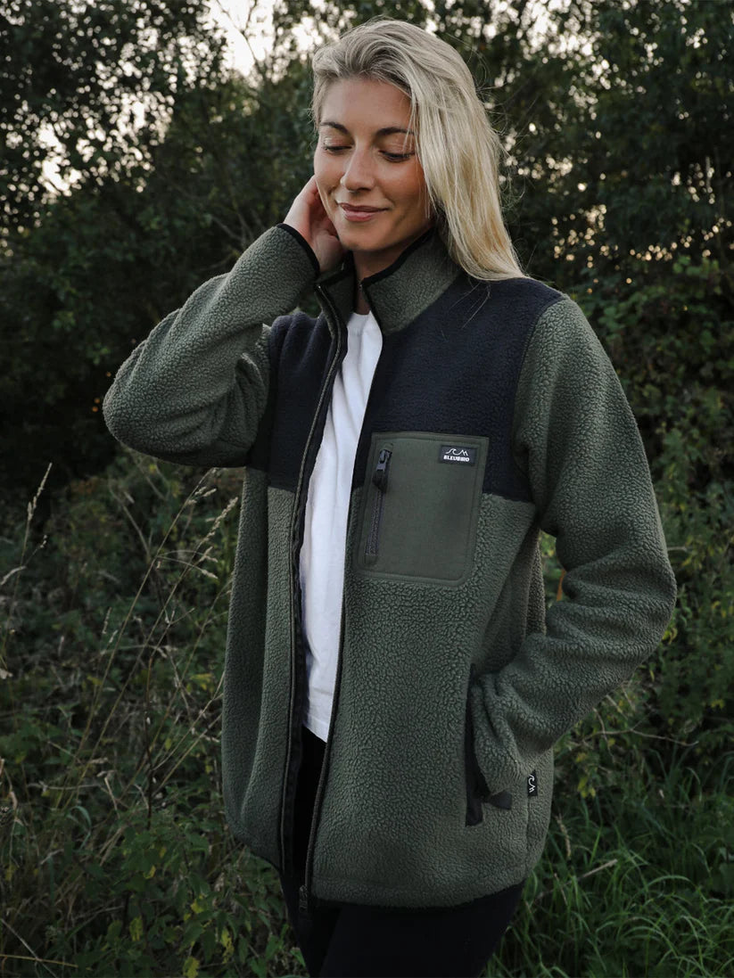 Bleubird Polar Full Zip Fleece Forest